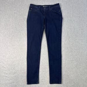 Levi's Demi Curve Jeans Dark Blue Womens 7/28 Denim Low-Rise Skinny Leg Stretch